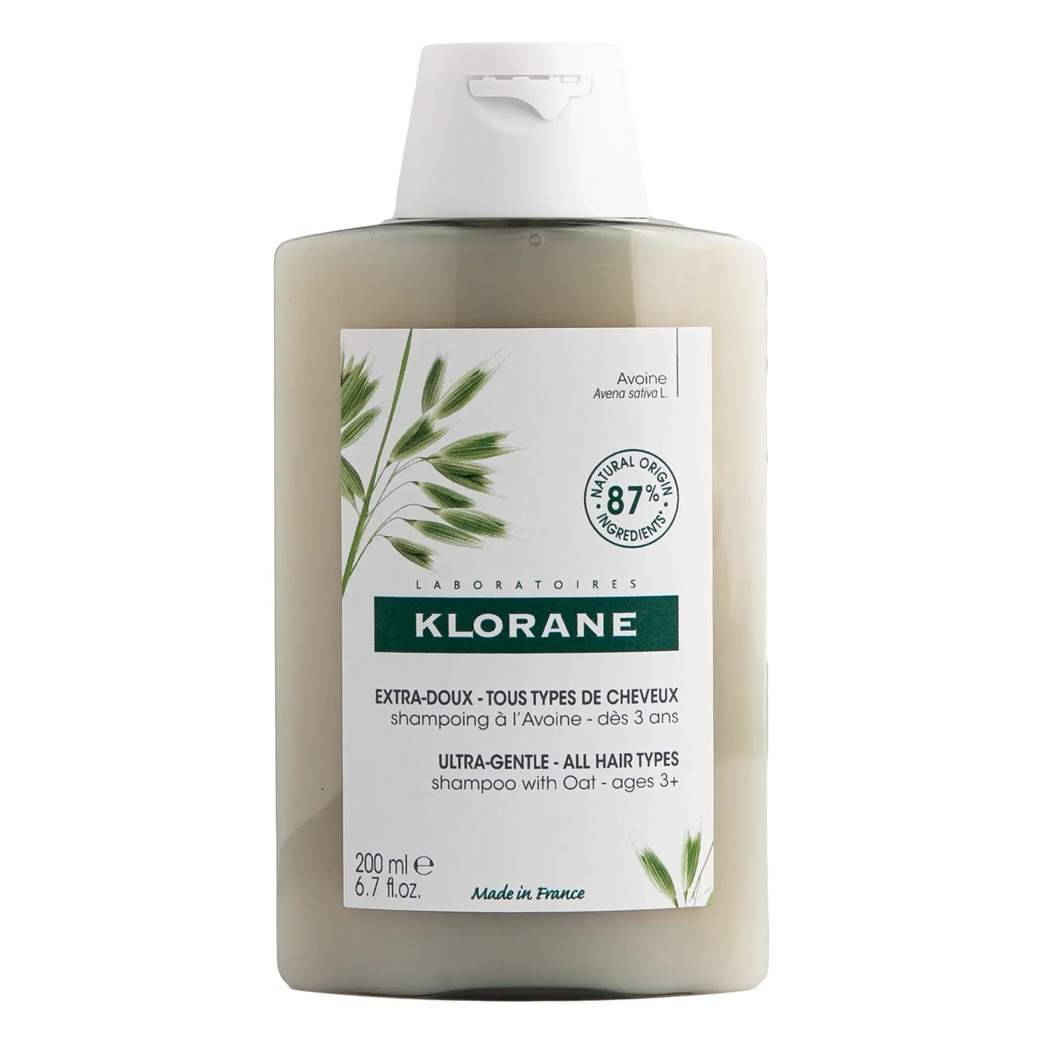 Klorane Shampooing à L'Avoine 200ml Gentle Oat Extract Shampoo-1