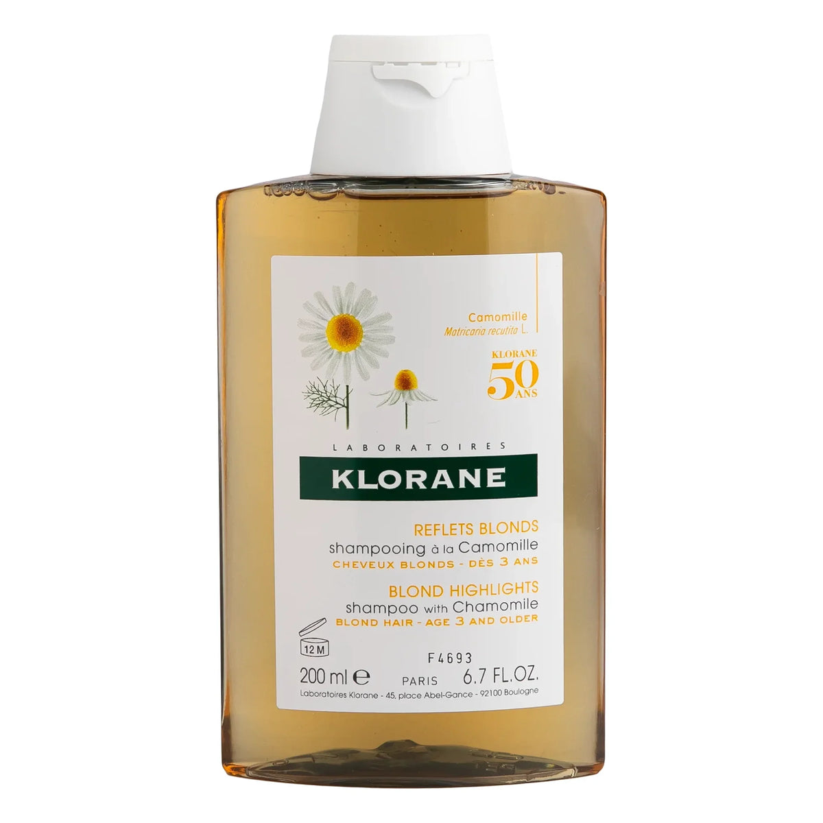 Klorane Shampooing à La Camomille 200ml Brightening Shampoo-1