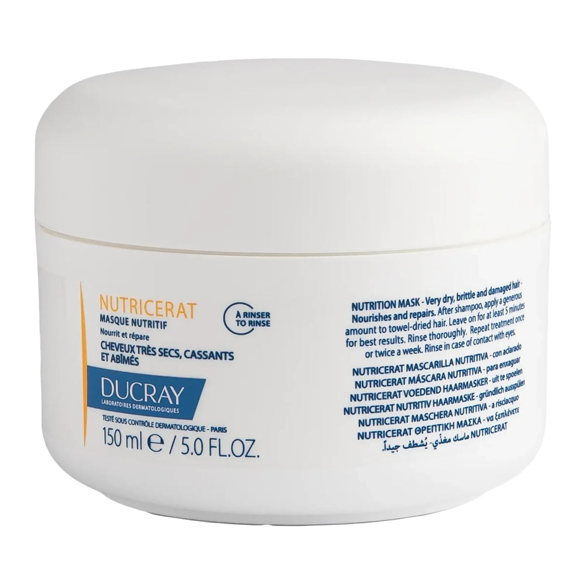 Ducray Nutricerat Intense Nutrition Mask 150ml For Very Dry Or Damaged Hair-1