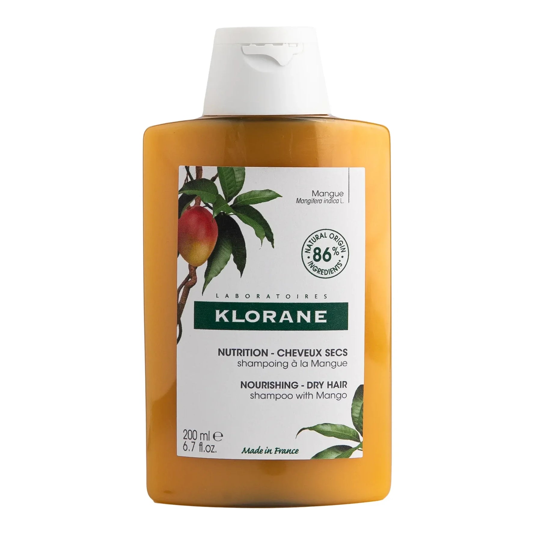 Klorane Nourishing Shampoo With Mango Butter For Dry Hair 200ml-1