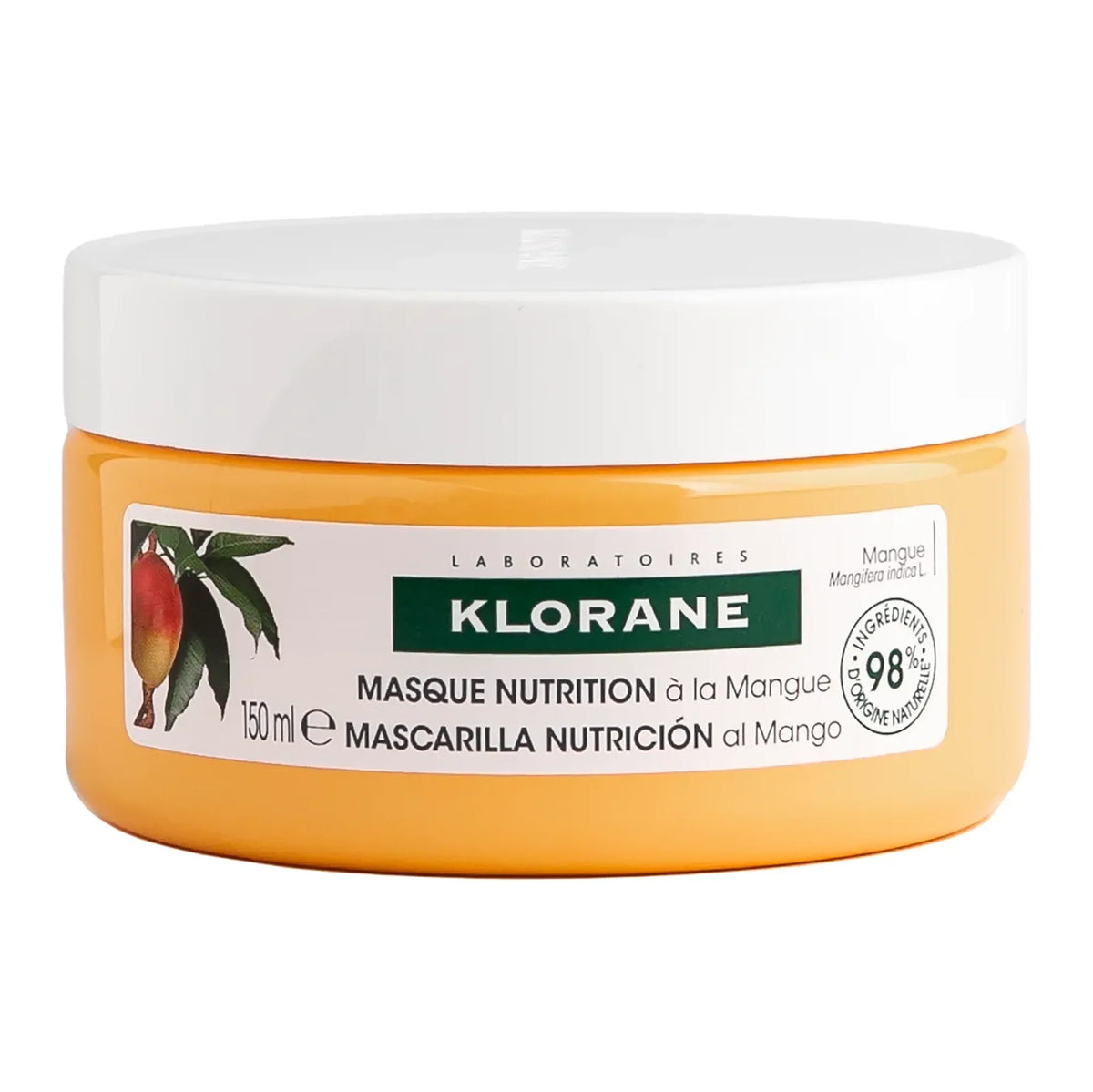 Klorane Masque Réparateur Mangue 150ml Nourishing Hair Mask-1