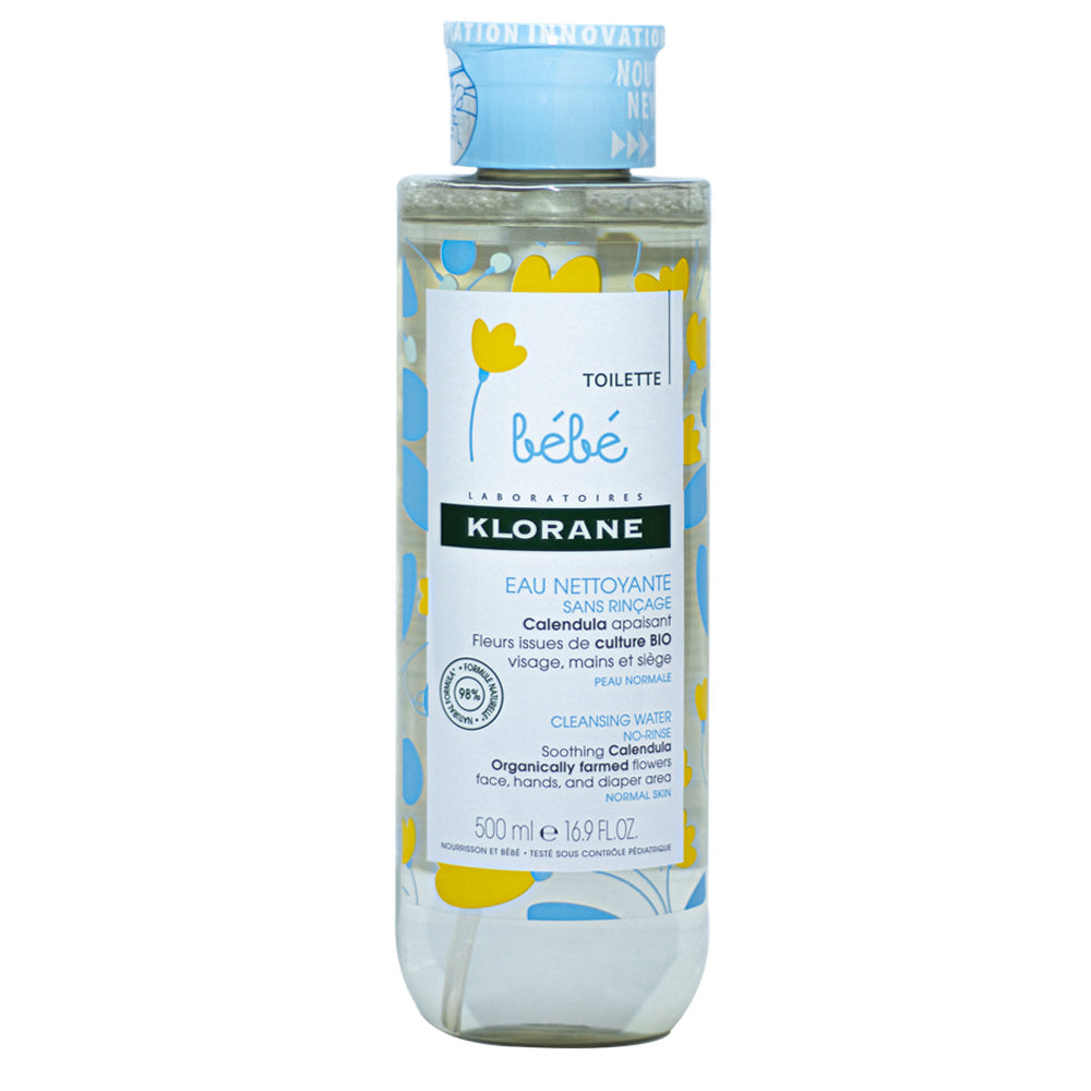 Klorane Bébé Eau Nettoyante 500ml Gentle Baby Cleansing Water