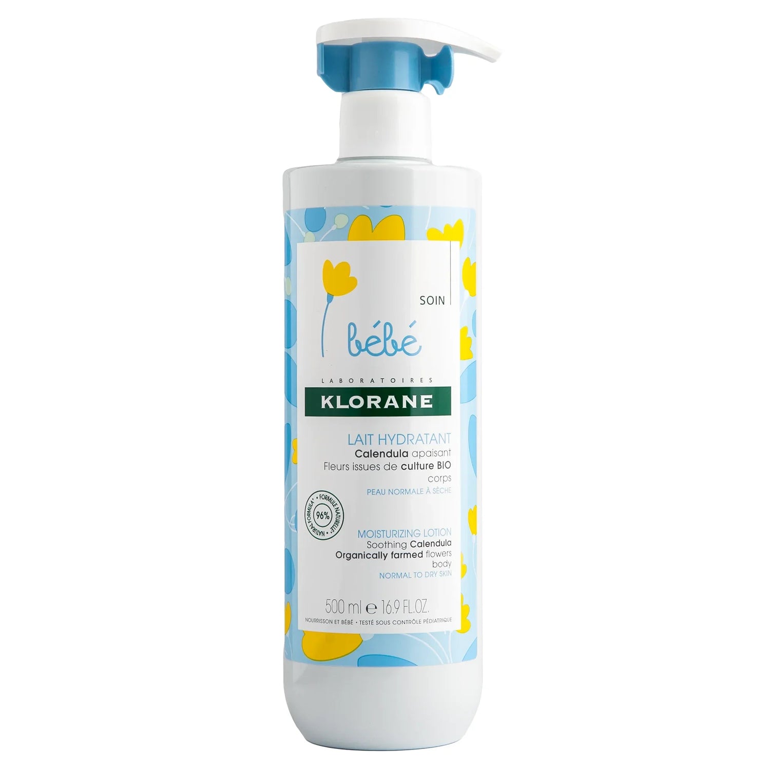 Klorane Bébé Lait Hydratant 500ml Moisturizing Baby Lotion For Dry Skin
