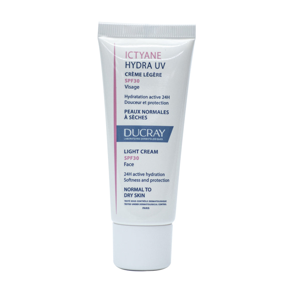 Ducray Ictyane Hydra UV Light Face Cream SPF30 40ml For Normal To Dry Skin-1