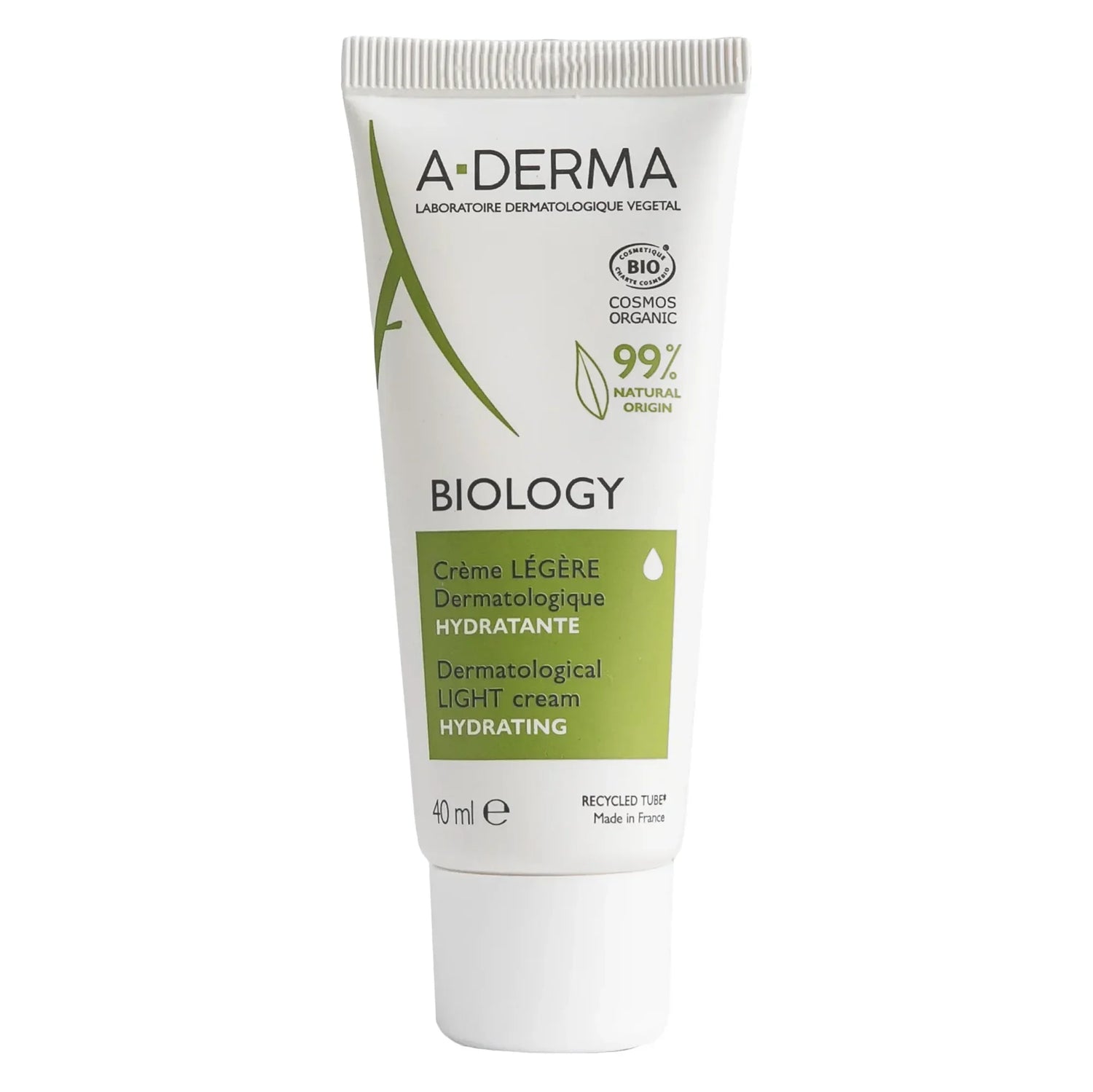 Aderma Biology Crème Légère Hydratante 40ml Lightweight Moisturizer-1