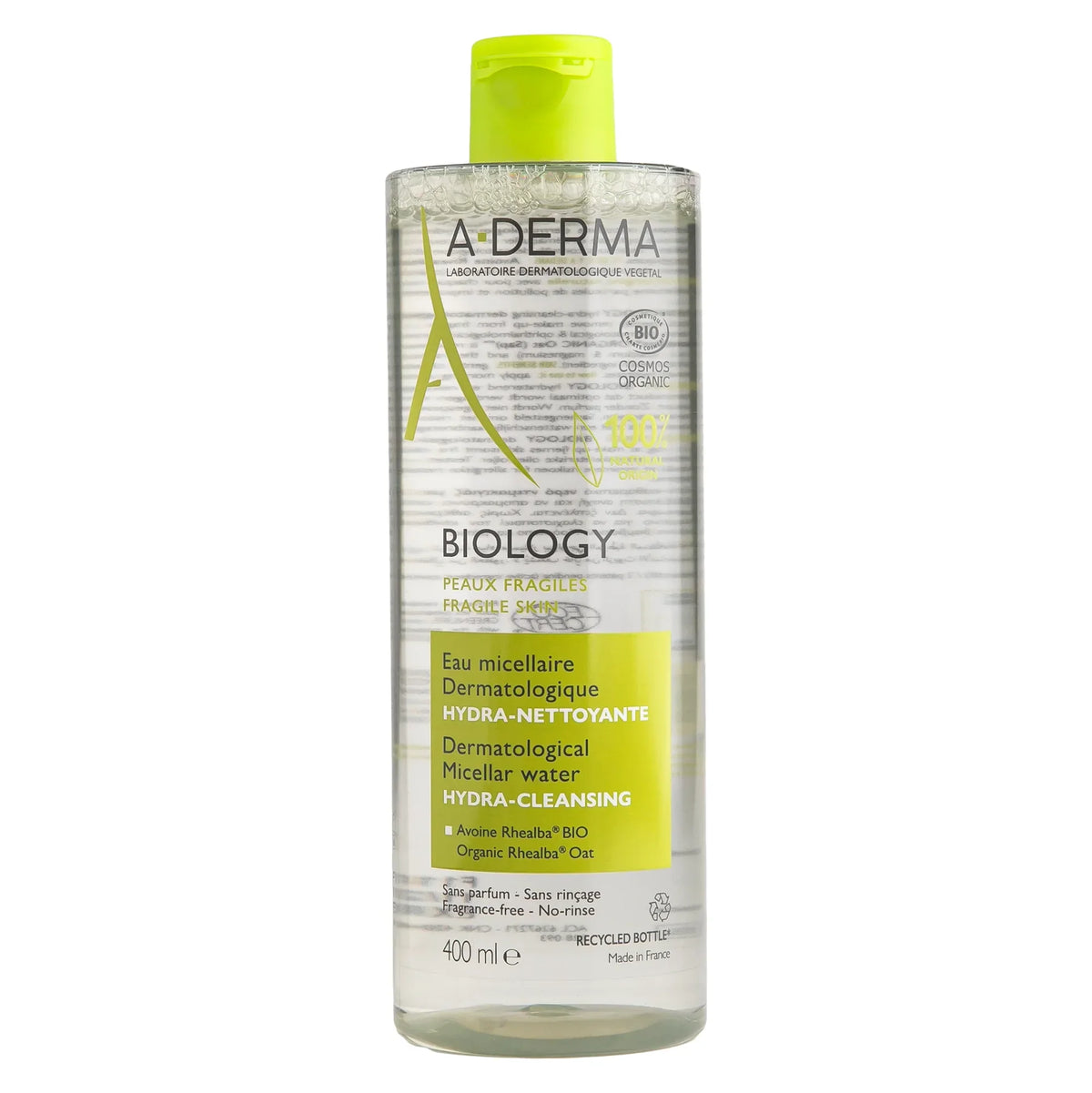 Aderma Biology Hydra-Cleansing Dermatological Micellar Water 400ml-1