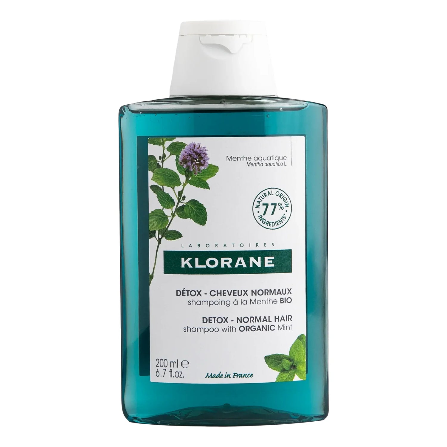Klorane Detox Shampoo With Aquatic Mint 200ml-1