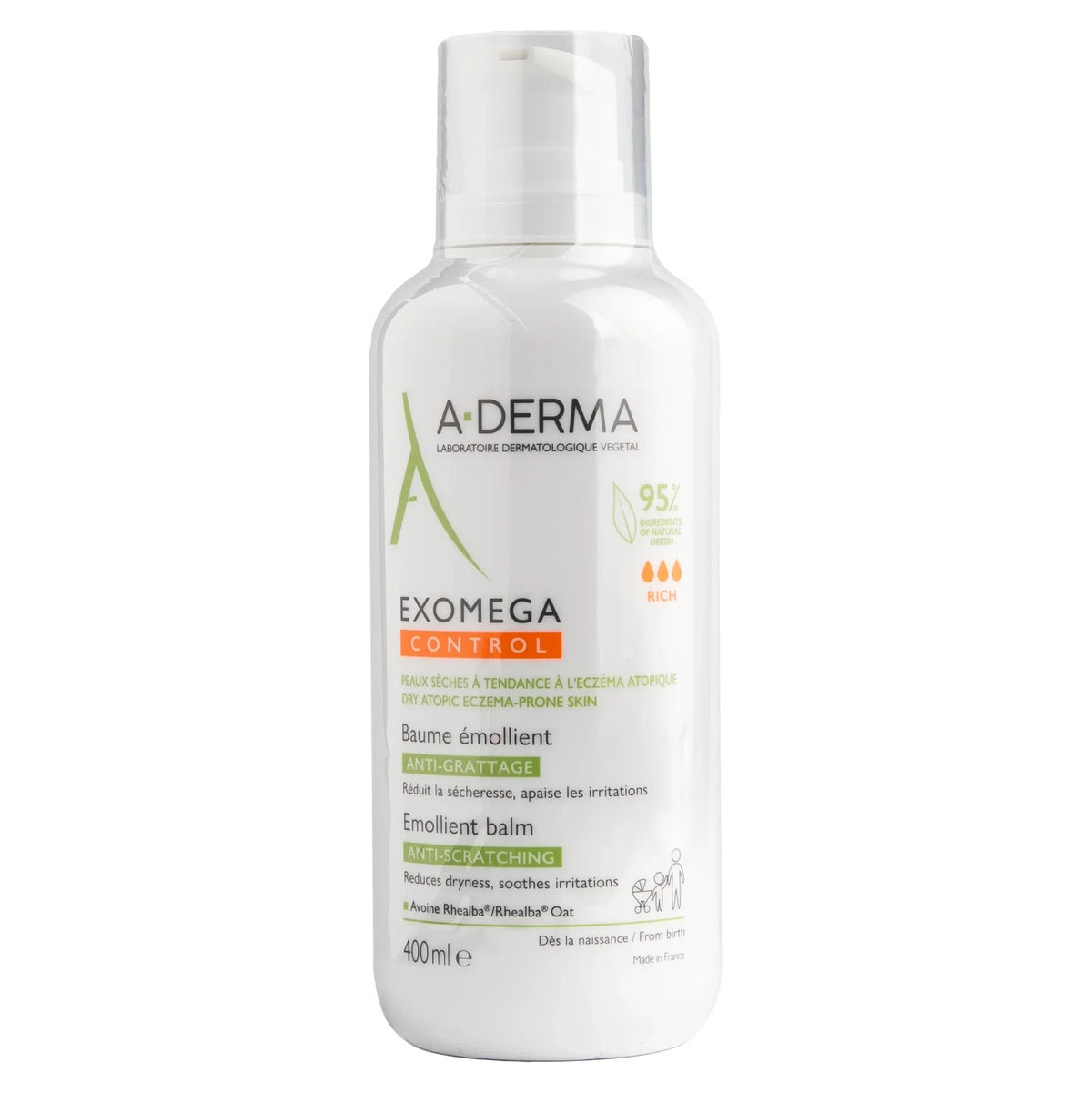 Aderma Exomega Control Emollient Balm 400ml-1