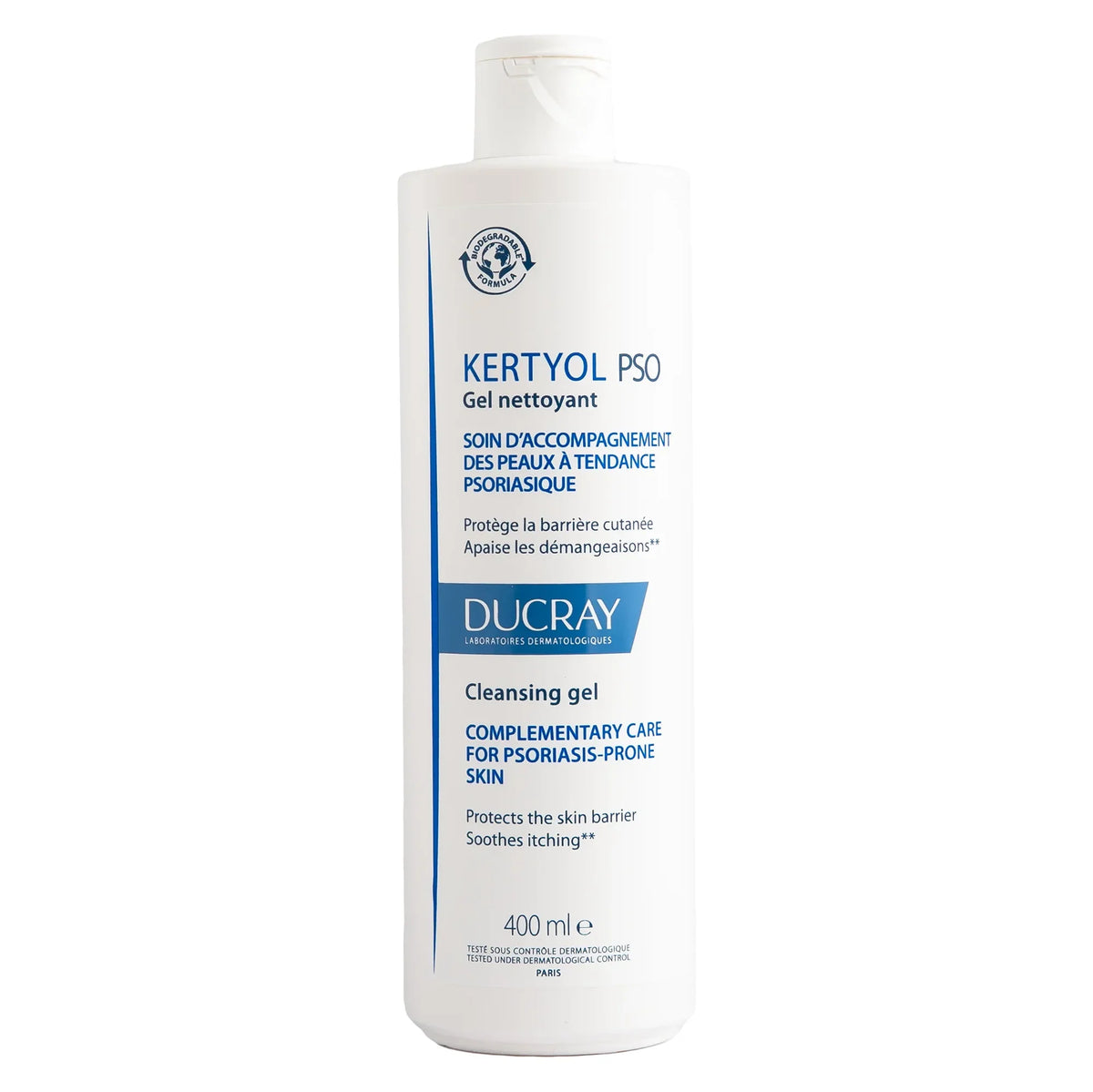 Ducray Kertyol PSO Cleansing Gel 400ml For Psoriasis-Prone Skin-1