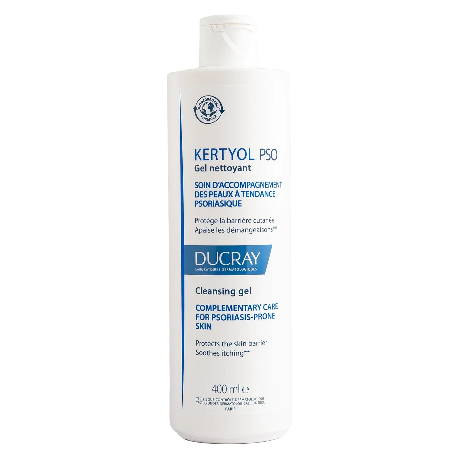 Ducray Kertyol PSO Cleansing Gel 400ml For Psoriasis-Prone Skin-1