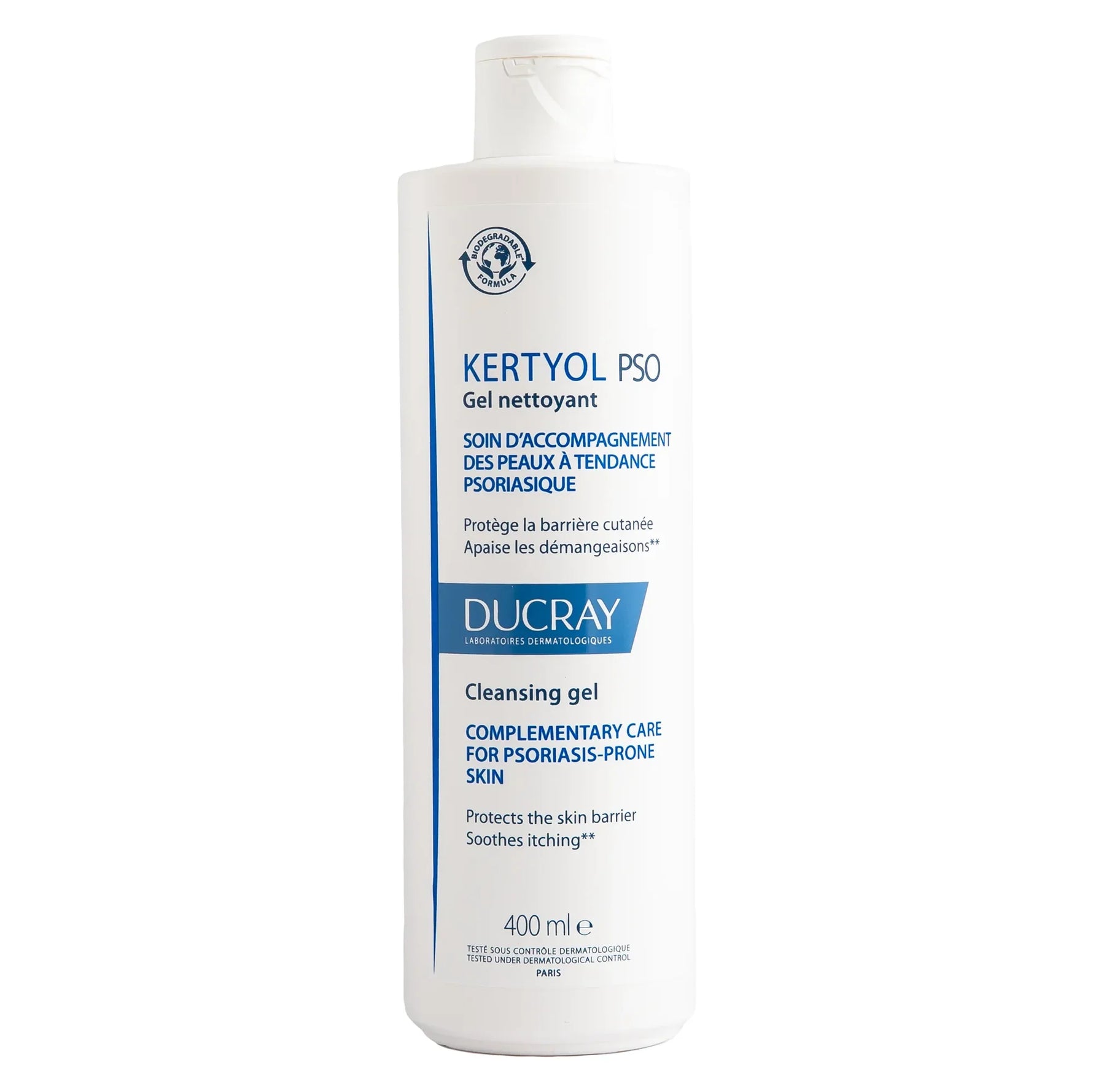Ducray Kertyol PSO Cleansing Gel 400ml For Psoriasis-Prone Skin-1