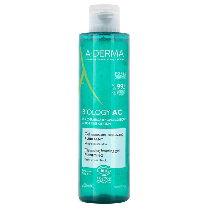 Aderma Biology AC Purifying Cleansing Foaming Gel 200 Ml For Acne-Prone Skin-1