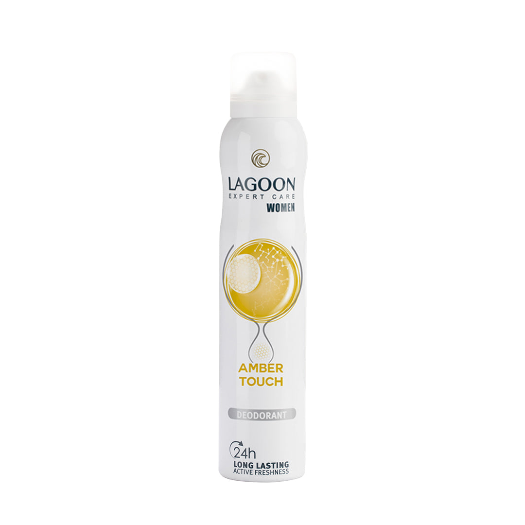 Lagoon Women's Deodorant Spray Amber Touch 150ml Aluminum-Free-1