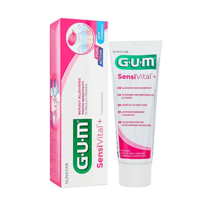 GUM SensiVital Toothpaste 75ml For Sensitive Teeth And Gum Care-1