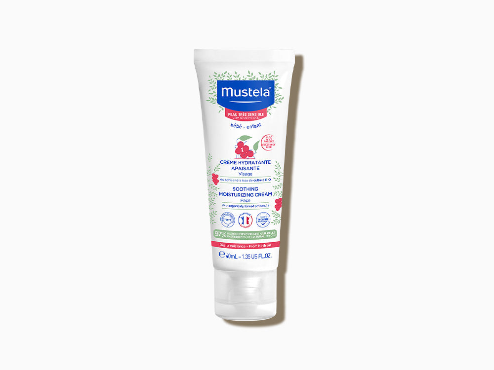 Mustela Soothing Moisturizing Face Cream 40ml For Very Sensitive Skin-1