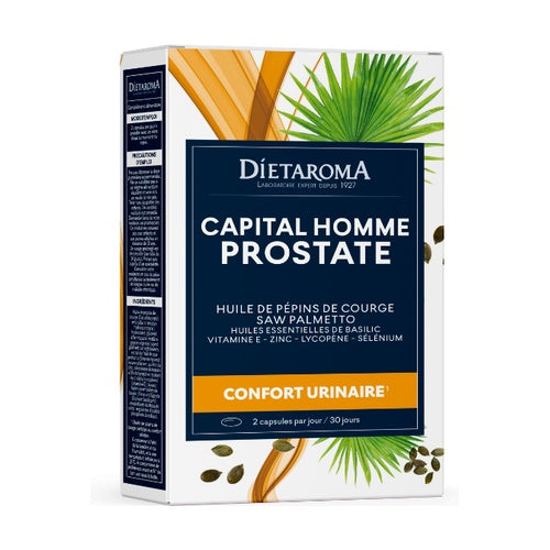 Dietaroma Capital Homme Prostate Dietary Supplement 30 Capsules-2
