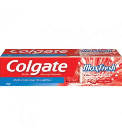 Colgate Reed Toothpaste Colgate MaxFresh Spicy Fresh Toothpaste 150g Red Gel Intense Cooling ...