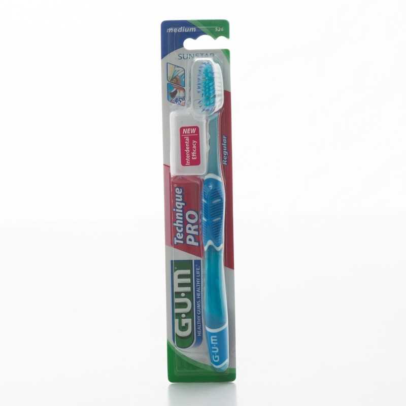 GUM Technique PRO Medium Toothbrush Multipack With Ergonomic Handle-3