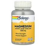 Solaray Magnesium 200 Mg 100 VegCaps Vegetarian Capsules Supplement-1