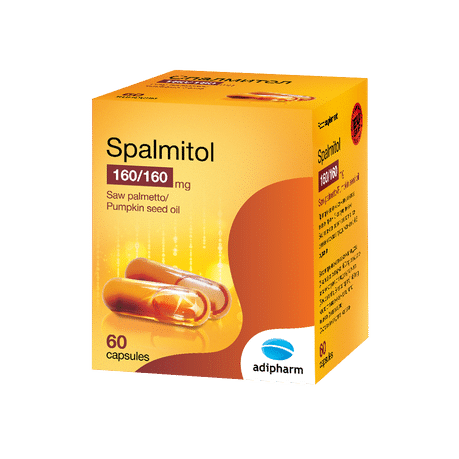 Spalmitol 160 Mg 60 Capsules Prostate Support Supplement-1