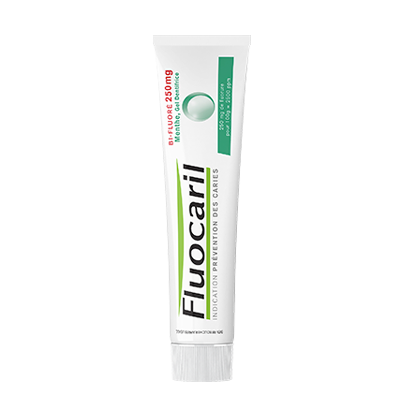 Fluocaril Bi-Fluoré 250 Mg Mint Toothpaste Gel 75 Ml Cavity Protection-1
