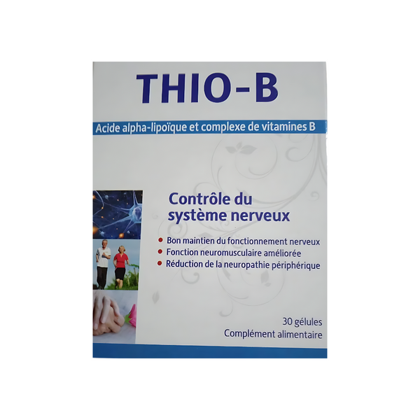 Thio-B Dietary Supplement 30 Capsules Alpha-Lipoic Acid Vitamin B Complex-1