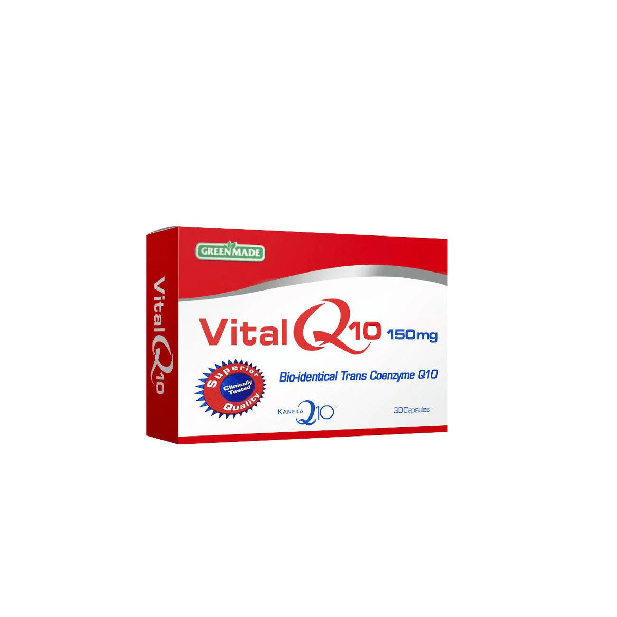Green Made Vital Q10 150 Mg High Potency Coenzyme Q10 Capsules-1