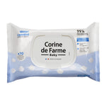 Corine De Farme Water Essential Cleansing Wipes X70 Unscented Plant-Based-1