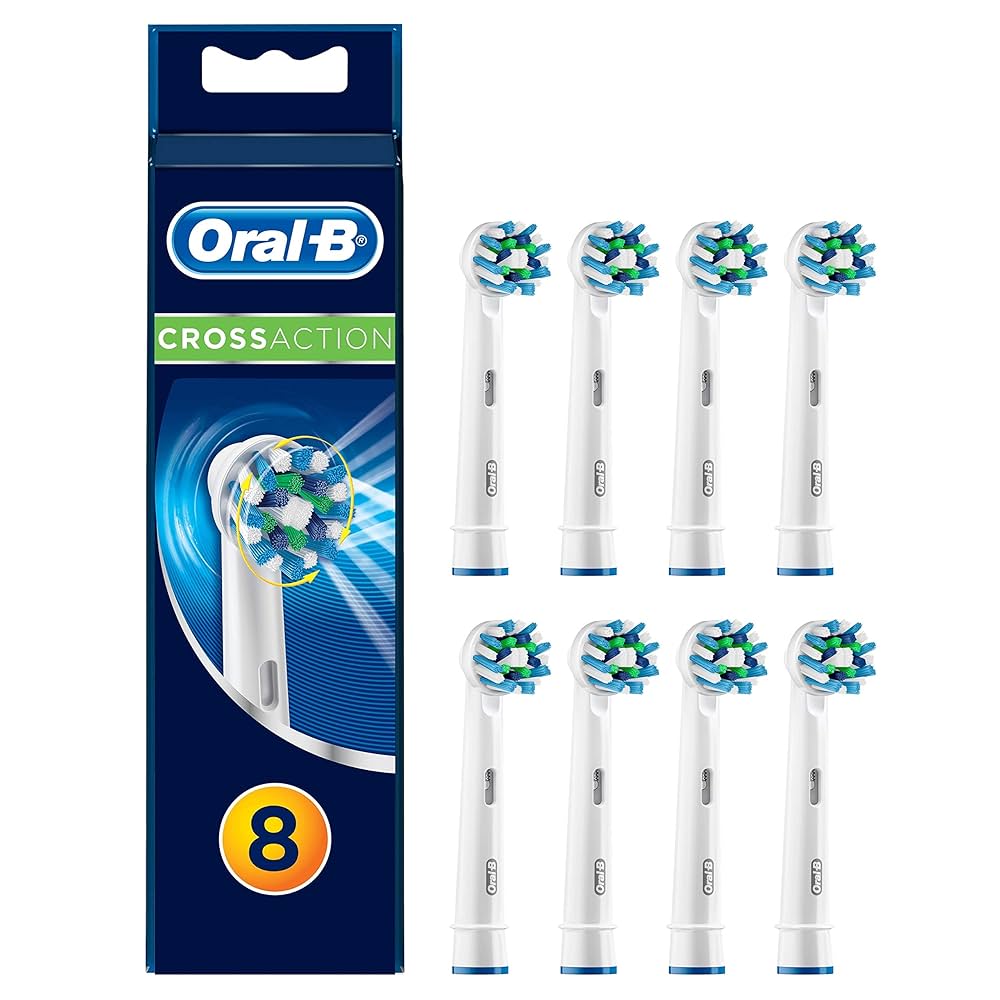 Oral-B CrossAction Toothbrush Heads Value Pack, 8 Replacement Heads-2