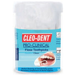 Cleo-Dent Floss Toothpicks 50 Pieces Dental Floss Picks-1