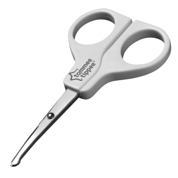Tommee Tippee Essential Baby Scissors Rounded Safety Stainless Steel-1