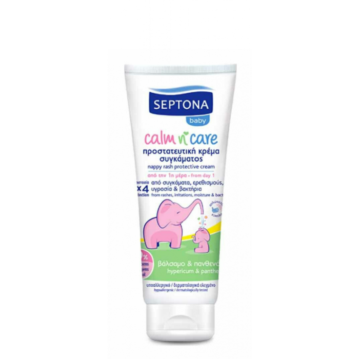 Septona Nappy Rash Protective Cream With Hypericum And Panthenol 100ml-1