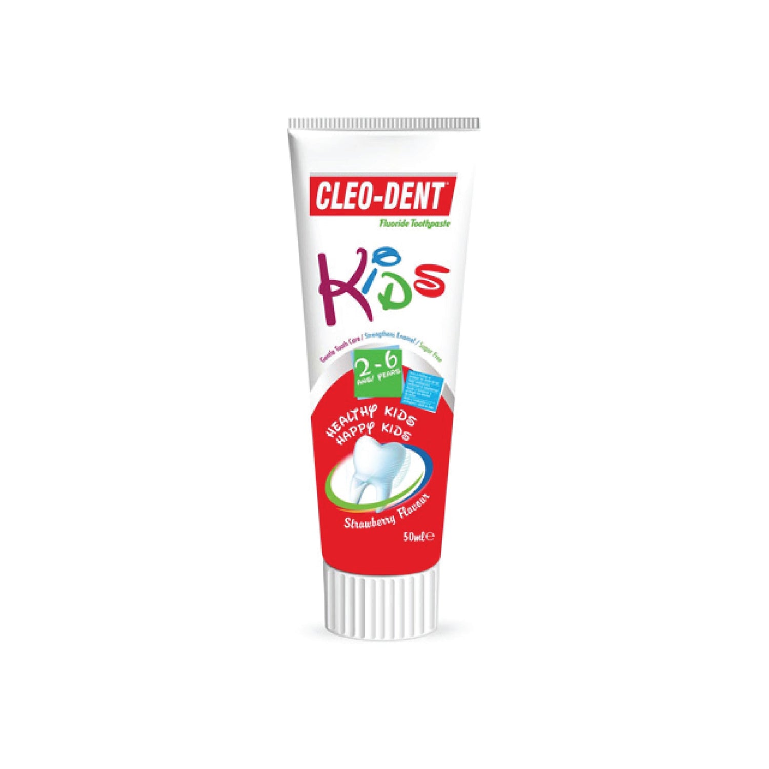 Cleo-Dent Kids Dental Set For Ages 2-7 With Strawberry Toothpaste-2