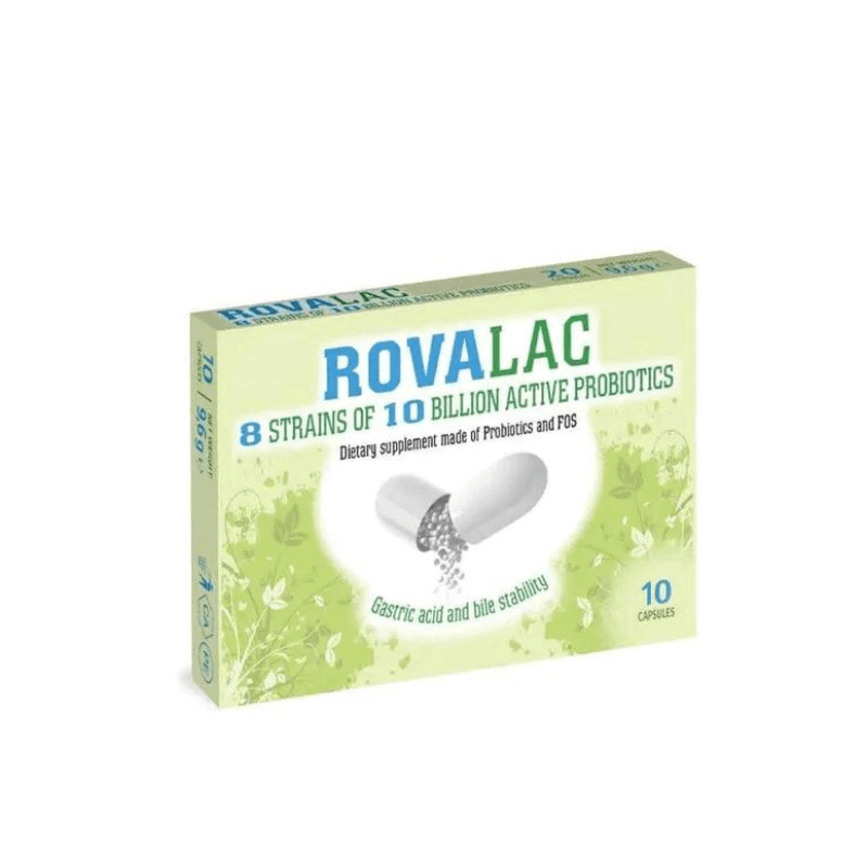 Rovalac 10 Capsules - Probiotic Supplement for Intestinal Well-Being-1