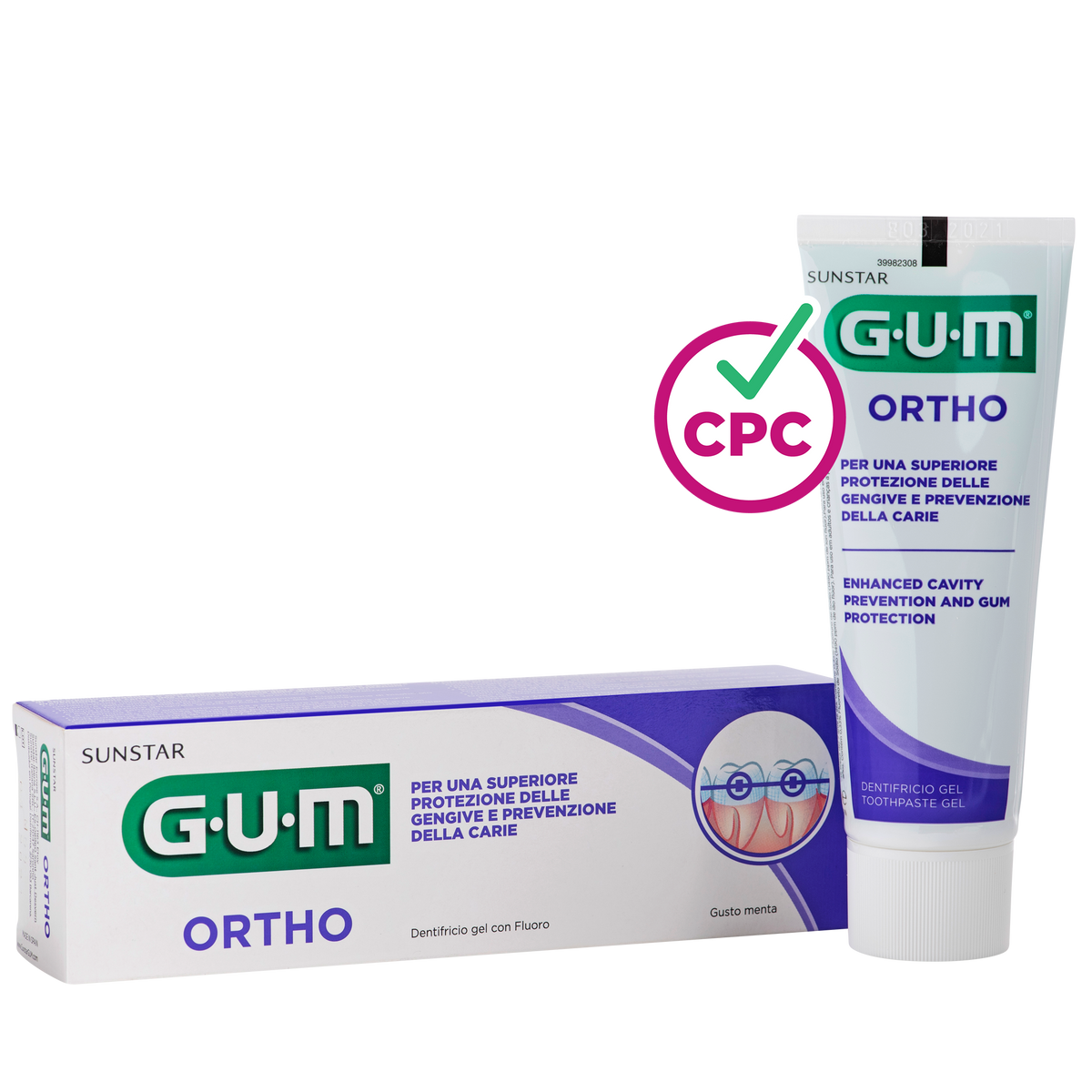 GUM Ortho Toothpaste Gel 75ml Orthodontic Care Cool Mint-2