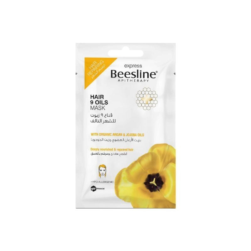 Beesline Express 9 Oils Hair Mask 25g Nourishing Treatment-1