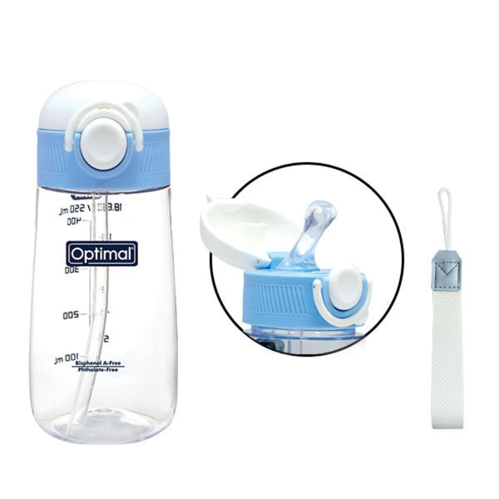 Optimal Tritan Silicone Straw Cup 550 Ml Non-Spill For Kids-1