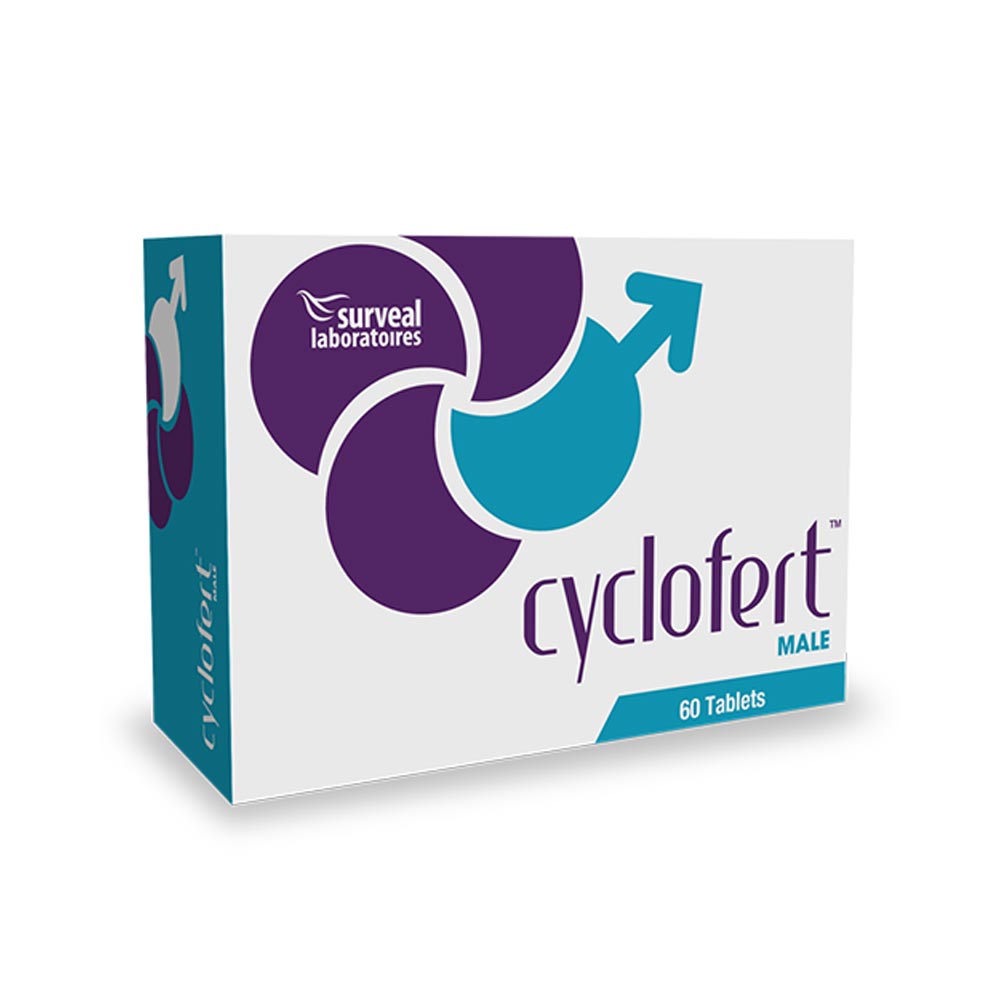 Cyclofert Male 60 Tablets Fertility Supplement For Men Antioxidant Support-1