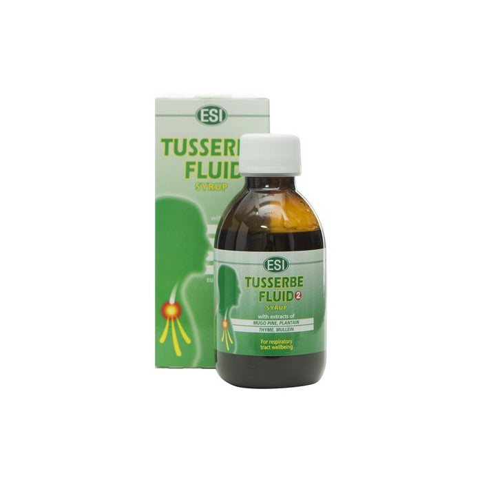 ESI Tusserbe Fluid 2 Syrup Eucalyptus Flavor 180ml Natural Extracts-1