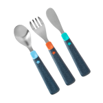 Tommee Tippee Big Kids First Cutlery Set 12m+ Stainless Steel Blue-3