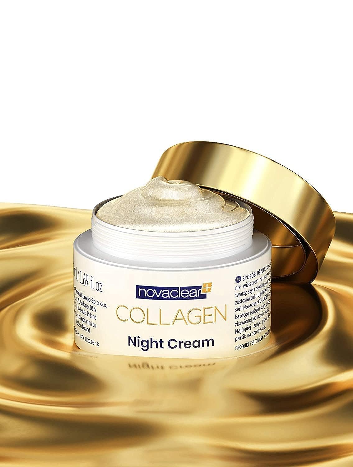 Novaclear Collagen Night Cream 50ml Anti-Aging Hydration For All Skin Types-1