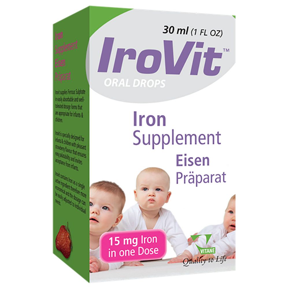 Irovit Drops 30 Ml Iron Supplement For Infants And Children-1