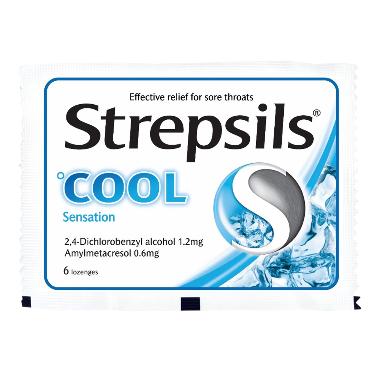 Strepsils Cool Lozenges Menthol Flavor 6 Lozenges Sore Throat Relief-1