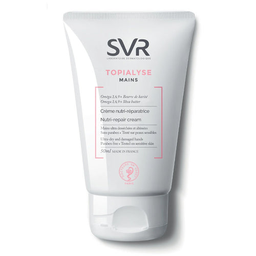 SVR Topialyse Mains Ultra-Dry Hand Cream 50ml Nourishing Repair-1