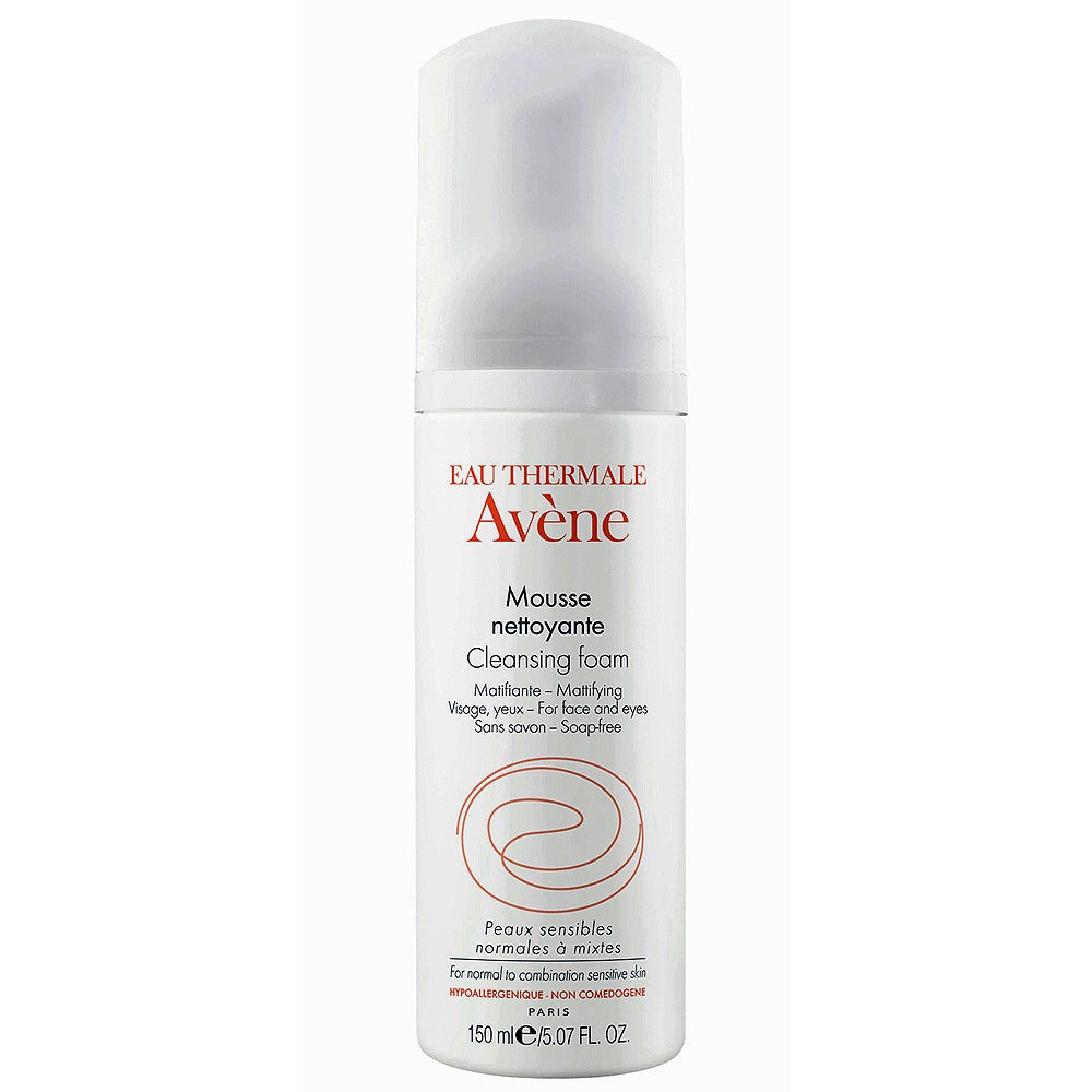 Avene Mousse Nettoyante 150ml Cleansing Foam For Sensitive Skin-1