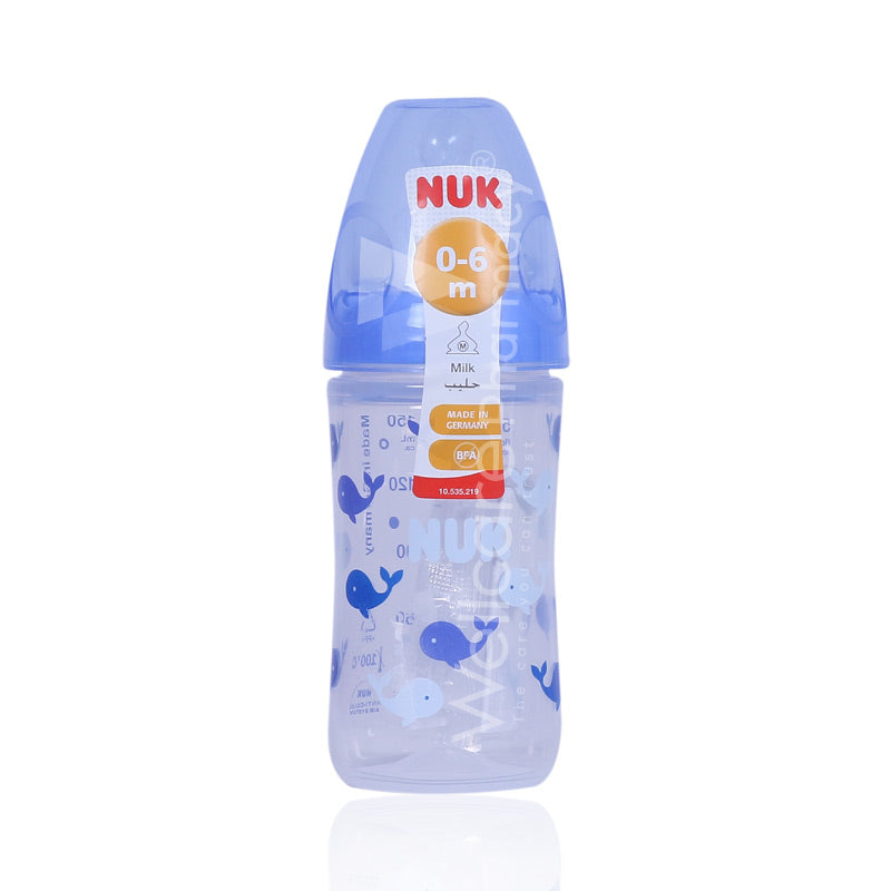 NUK New Classic Baby Bottle 150ml 0-6M Orthodontic Silicone Teat-1
