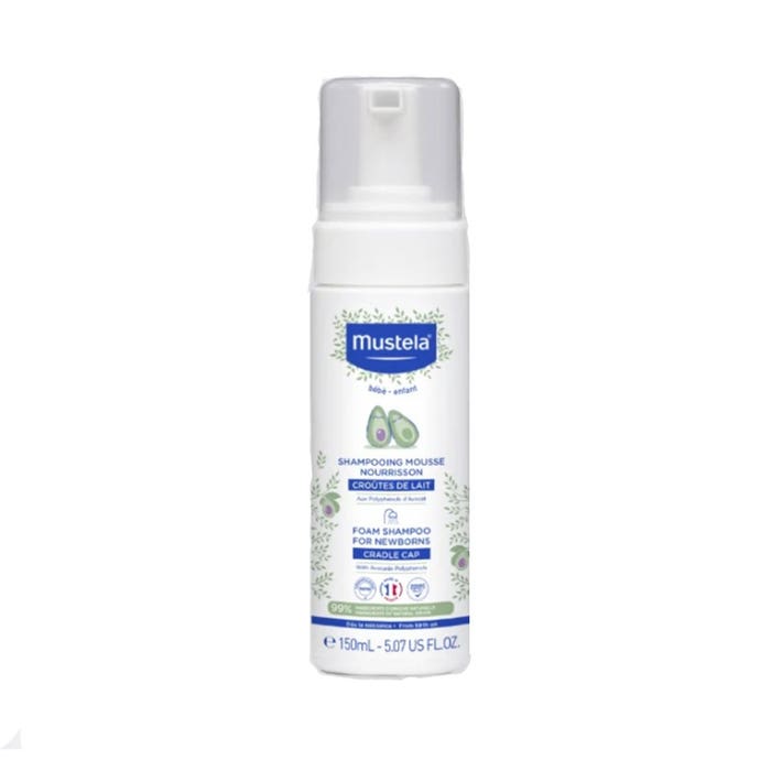 Mustela Bébé Shampooing Mousse Nourrisson 150ml Gentle Infant Foam Shampoo-1