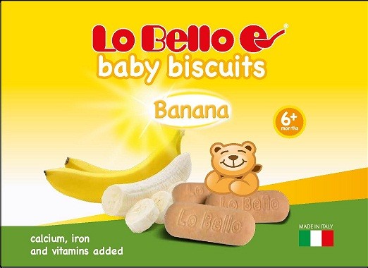 Lo Bello Baby Biscuits 5 Cereals 6+ 200g Gluten-Free Italian Snack-2