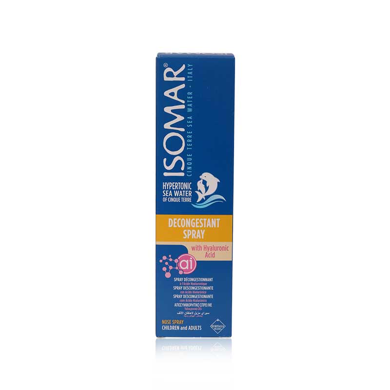 Isomar Decongestant Spray With Hyaluronic Acid 100ml Nasal Solution-1