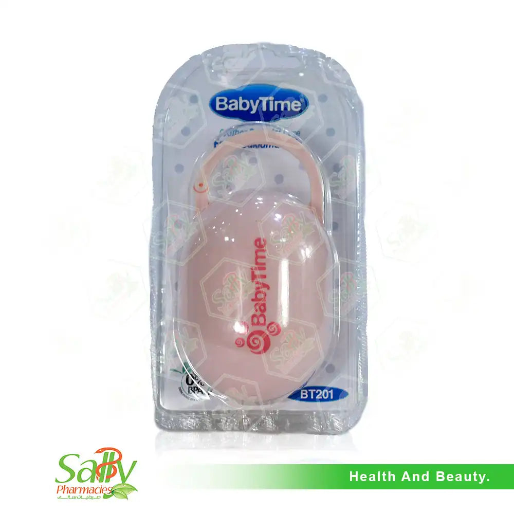 Baby Time Soother Protector Case With Silicone Pacifier BT506 Orthodontic-1
